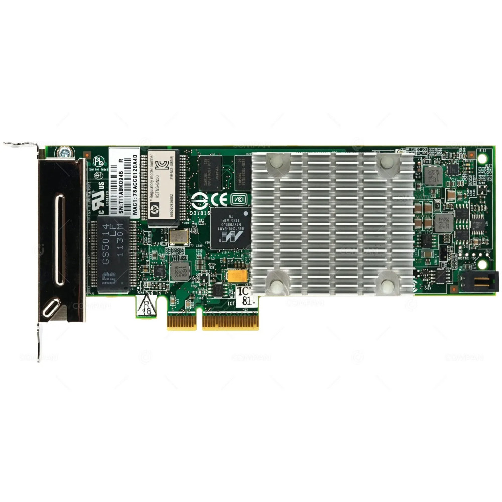 539931-001 LP HP NC375T QUAD PORT 1GB RJ45 PCI-E ETHERNET ADAPTER LOW PROFILE